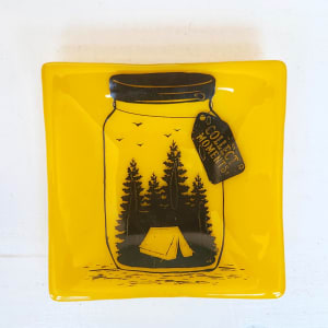 Make Memories Yellow Dish by Ashley Akerlund