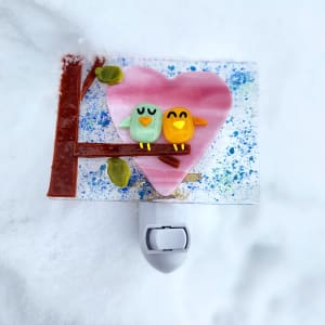 Love Birds/ Pink Heart NL by Ashley Akerlund