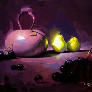 Pear In Purple (Workshop Demonstration) by David Andrew Nishita Cheifetz