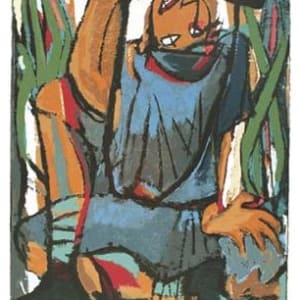 Wounded soldier / le soldat blessé by Marcel Janco