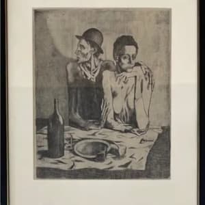 Le repas frugal by Pablo Picasso 