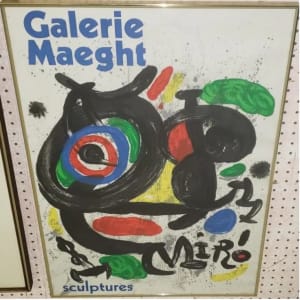 Galerie Maeght Sculptures Poster by Juan Miro 