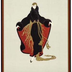 Chalk & Vermillion poster by Erte