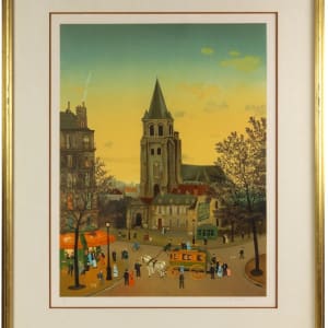 Saint Germain des Pres by Michel Delacroix