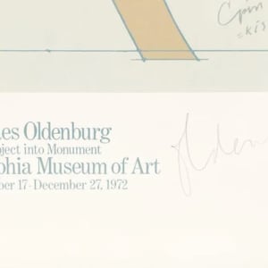 Clothespin (Philadelphia Museum poster) by Claes Oldenburg 