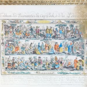 Tableau des découvertes du capitaine Cook by Jacques Grasset de saint sauveur 