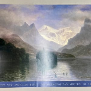 New American Wing Poster by Albert Bierstadt