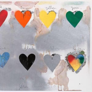 8 Hearts (Look At) by Jim Dine