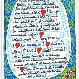 Affiche contre le sida by Robert Combas