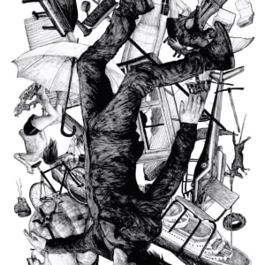 La Chute by Charles Leval (Levalet)