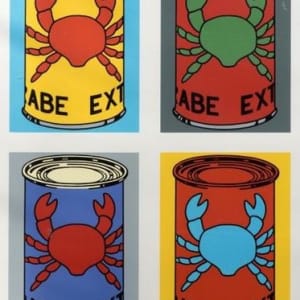 Quatre boites de crabe extra by Floch & Riviere