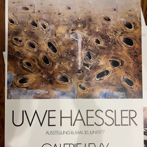 Galerie Levy Poster 1977 by Uwe Haessler