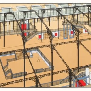 Les halles de la Vilette by Alberto Bali  Image: La Villette III