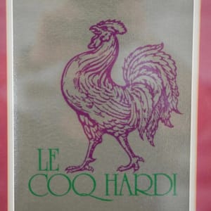 3 framed restaurant menus by Richard Giglio 