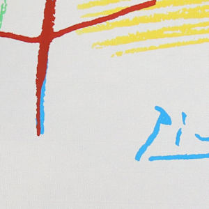 Face in colors by Pablo Picasso 