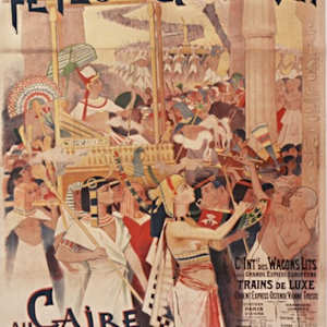 Fetes de Ghezireh Wagons Lits (double) by Alphonse Birck