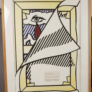 Art about Art Whitney Museum Poster 1978 by Roy Lichtenstein