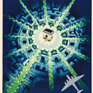 AIr France Arc de Tromphe  Poster by Pierre Baudouin