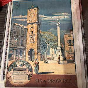 Aix en Provence PLM poster by Jean Julien 
