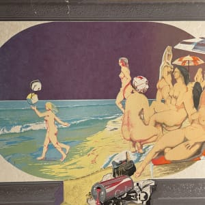 Le Bain Turc (d'après Ingres II) by Herman Braun-Vega