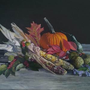 Gathering Autumn by Leanne Marchand