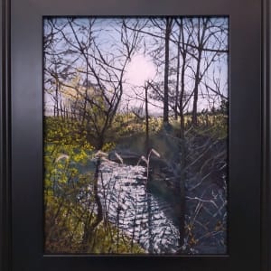 Spring Morning Creekside by Leanne Marchand