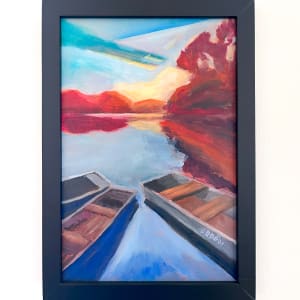 Mártélyi reggel | Martely morning boats by Tamas Erdodi