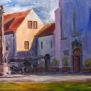 Ébredő Mátyás Tér (Plein Air) | Waking Matyas square by Tamas Erdodi