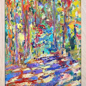 202407 délutáni árnyékok, Mártély,  Tábor utca (Plein Air) by Tamas Erdodi