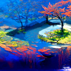 Japanese Water Garden #2 by Mark Mrohs