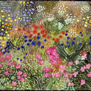 Wild Flowers II by alice brickner  Image: This is the original piece, pre cut. 