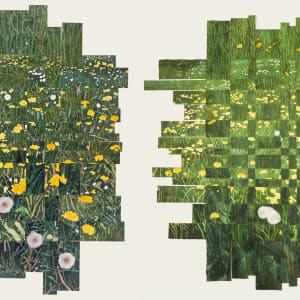 Dandelion Field I and II by alice brickner 