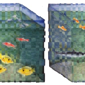 FISH TANK WITH FISH AND SHARK I and II by alice brickner  Image: Fish Tank with Shark I and II