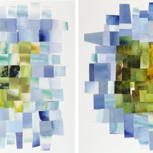 Tropical Island Mosaic I and II by alice brickner  Image: scroll down to see both
