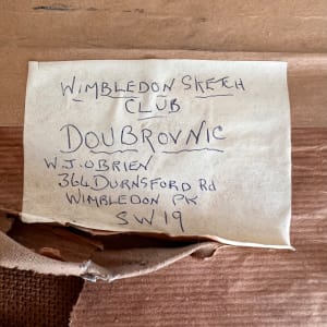 Doubrovnic* by W J O'Brien  Image: signature