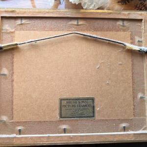 'House in Trees' by Gay  Image: rear of canvas