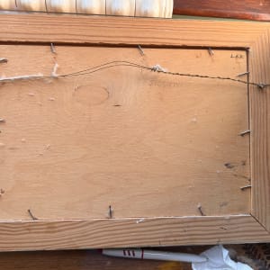 Siggiewi by Not Known  Image: reverse of canvas