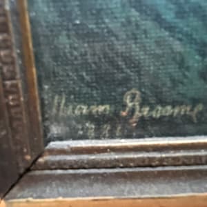 'Storm at Sea' by M Broome  Image: signature