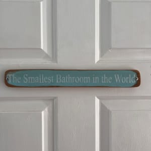 Room 16  Image: bathroom notice