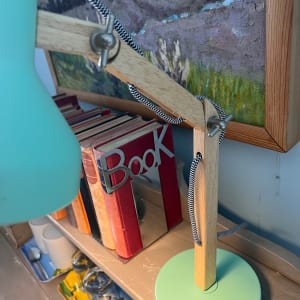 Room 16  Image: Desk with books and reading lamp