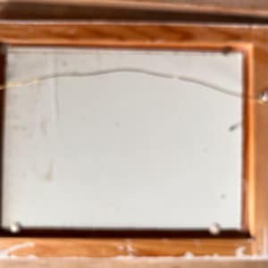 'Town Harbourside with Church' by ? Anderson  Image: reverse