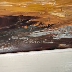 St Ives Cornwall by ? Rennie  Image: signature