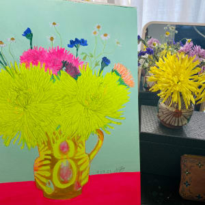 Day 29 - Neon Mums by May Charters 