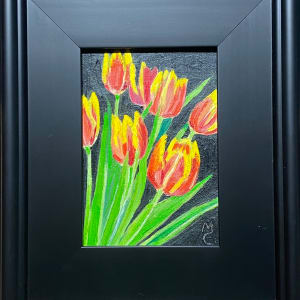 Day 14- Tulips kiss by May Charters 