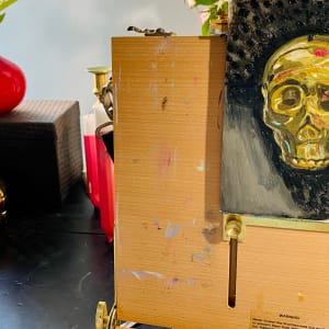 Day 24- Gold Skull by May Charters 