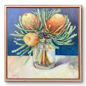 Banksias in a Jar by Elle France