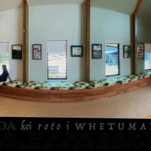 Lingling-O, 1-15 July 2021 by Dr  Rangihiroa Panoho  Image: Lingling-o on display inside Whetu Mārama, whare wānanga, Kupe Waka Centre, Te Aurere 10 December 2022 - December 2024