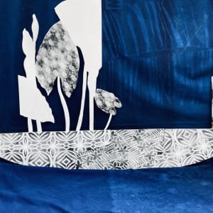 Mataatua te Waka 'Mataatua is the vessel' by Dr  Rangihiroa Panoho  Image: Mataatua waka travelled to Aotearoa via Rangitāhua 'the Kermedec Islands' north of Te Ika a Māui. Their major purpose in travelling from Tahiti and Rarotonga was a request to bring the kūmara tuber which had become a staple diet root crop in the more temperate New Zealand environment. The waka brought with it a movable landscape that involved transporting not only plants and other taonga but also social values and traditions and inevitably the same conflicts that had characterised societies around Polynesia - conflict over mana 'status' rangatiratanga 'chieftainship' and tikanga 'proper and appropriate behaviour and policy.

When Mataatua finally arrived at its final resting place at Takou River local Ngāti Rehia traditions suggest the vessel (with people and its transportable landscape) was so heavy it had to be lightened prior to landing. 