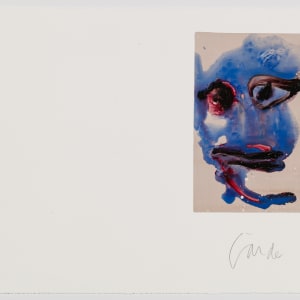 Right Panel Stander/Face Diptych by Harold Garde (1923-2022)