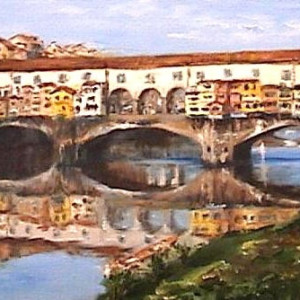 Il Ponte Vecchio  by Jeannina Blanco